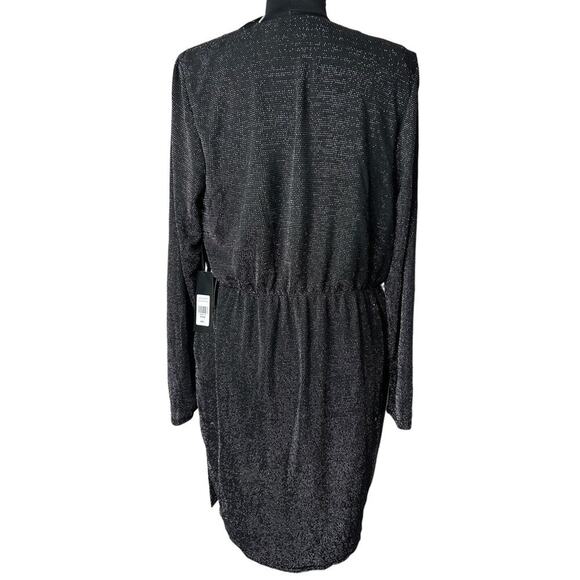 ˚₊‧꒰ა ☆ ໒꒱ ‧₊˚ NWT Gabrielle Union Glitter Dress Sz 1 XL (ML-2A-17-CX4H) - Picture 4 of 7